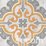 ENCAUSTIC POTTERY TILE GP 2589